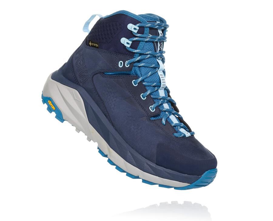 Hoka Australia One One Kaha GORE-TEX - Womens Hiking Boots Navy - ZVCWF-0827